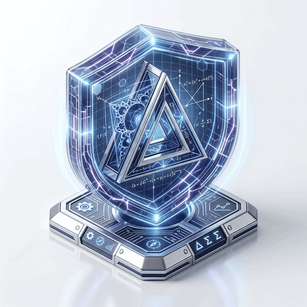 A mathematical risk model represented by a geometric shield